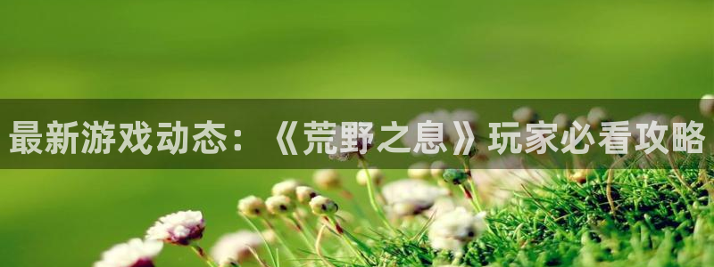 高德娱乐注册官方登录app：最新游戏动态：《荒野之息》玩家必