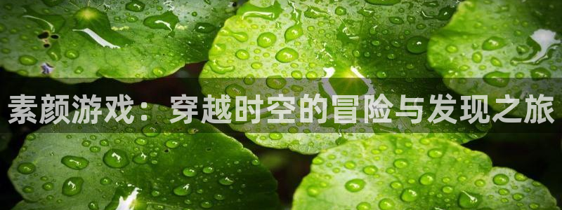 高德娱乐app：素颜游戏：穿越时空的冒险与发现之旅