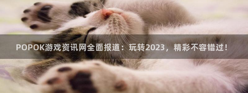 沐春高德娱乐：POPOK游戏资讯网全面报道：玩转2023，精