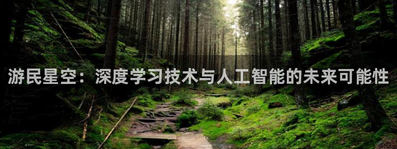 高德娱乐是什么：游民星空：深度学习技术与人工智能的未来可能性